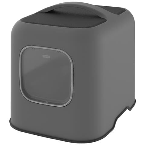 BIALA Gatto Lettiera con coperchio Nero, Grigio - Foto 1