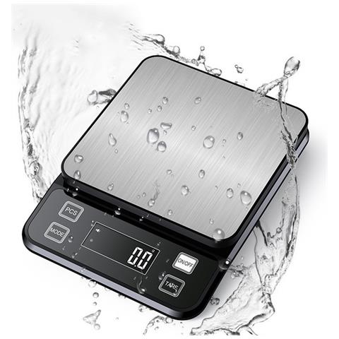 Bilancia Da Cucina Digitale Impermeabile Con Retro Bilancia 10 Kg/0,1 G - Foto 7