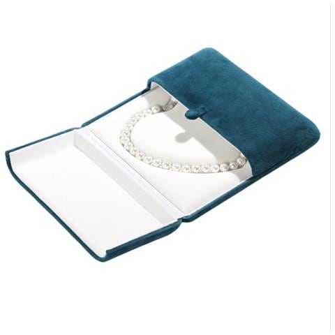 Elegante Scatola Per Collana Di Perle A Forma Di Cuore Lightblue - Foto 1