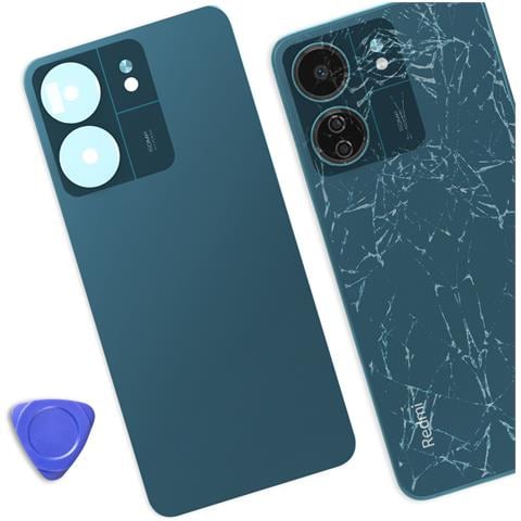 Coperchio Batteria Per Xiaomi Redmi 13c 4g Con Adesivo Integrato - Foto 2