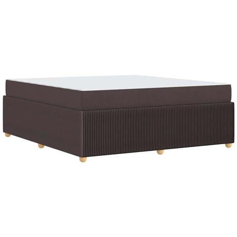Struttura letto con materasso Marrone scuro 180 x 200 cm - Foto 9