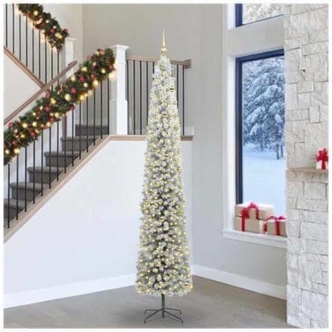 Albero di Natale artificiale con 300 LED Verde 270 cm - Foto 2