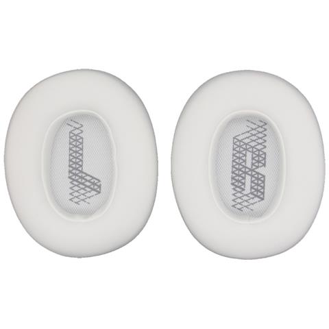 Cuscinetti Auricolari Di Ricambio In Pelle Proteica Bianca Per Cuffie Jbl Live650 660btnc E65 Duet - Confezione Da 2 - Foto 7