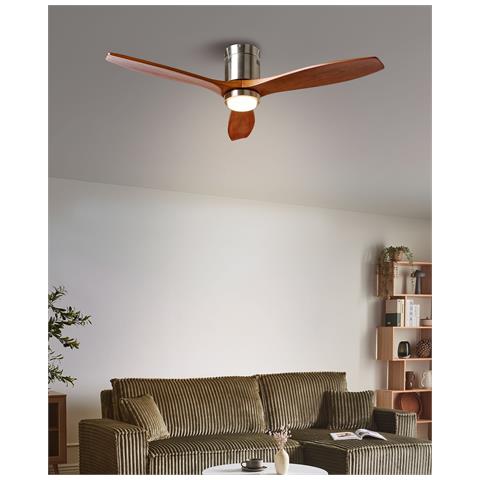 Ventilatore A Soffitto Con Luce Piaye Marrone - Foto 1