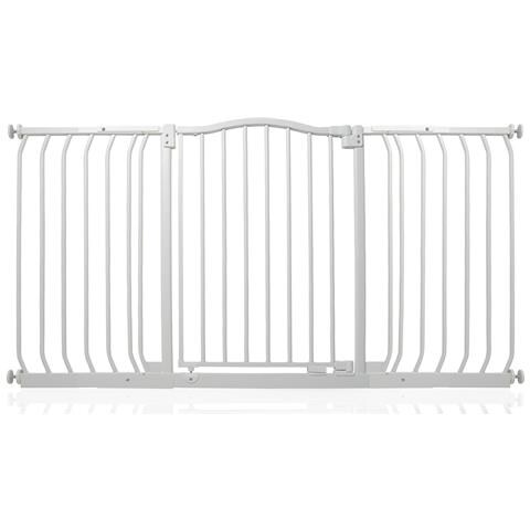 Safetots Cancelletto Di Sicurezza Con Parte Superiore Incurvata, 143cm - 152cm, Bianco Opaco - Foto 1
