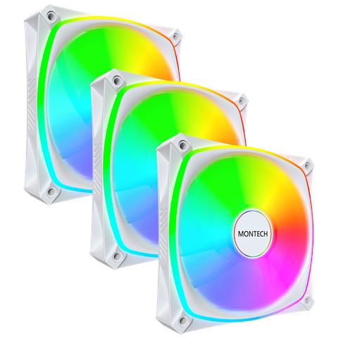 RX120 PRO Case per computer Ventilatore 12 cm Bianco 3 pz - Foto 1