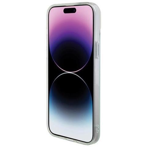Guess Iml Custodia Iridescente Magsafe Per Iphone 15 Pro - Turchese - Foto 5