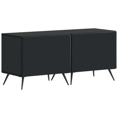 Mobile TV LED a 5 pezzi Nero Legno ingegnerizzato - Foto 2