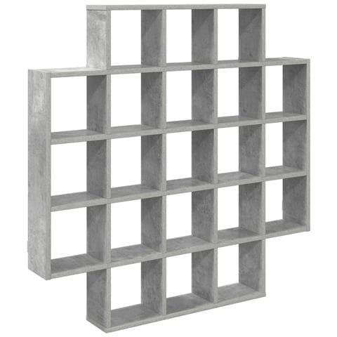 Scaffale da parete Grigio Cemento 100 x 13 x 100 cm - Foto 1