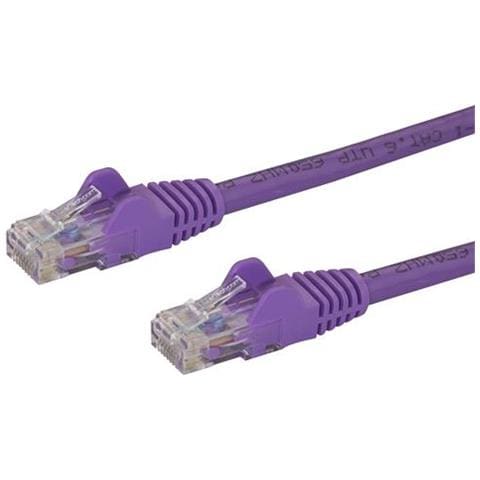 Cavo di rete Cat 6 - Cavo Patch Ethernet RJ45 UTP viola da 2m antigroviglio - cavo gigabit categoria 6 Maschio-Maschio - Foto 1