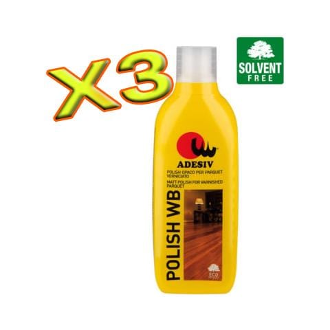 Polish Wb Adatto Per Parquet Verniciato Opaco Polish Per Pavimenti In Legno 1lt X 3 - Foto 1