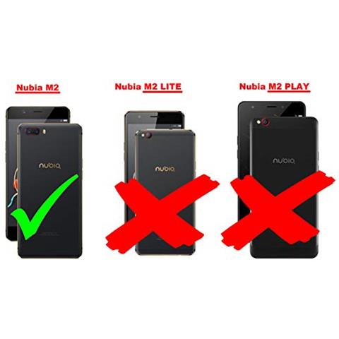 Custodia Compatibile Con Zte Nubia M2 In Bruno Caffè - Coperchio Protettiva Con Chiusura Magnetica, Funzione Stand E Tasca Per Le Carte - Foto 7