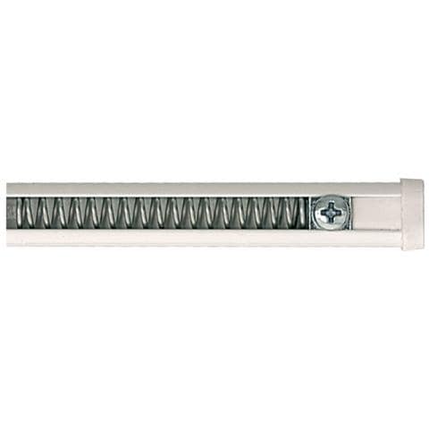 Bacchetta Per Tendine Vetrage Alluminio Laccato Bianco 90/150 Cm 21353 - Foto 1