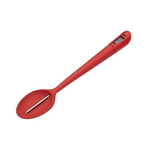 Zucchero Marmellata Termometro Cucchiaio Silicone Rosso 32 Centimetri - Foto 1