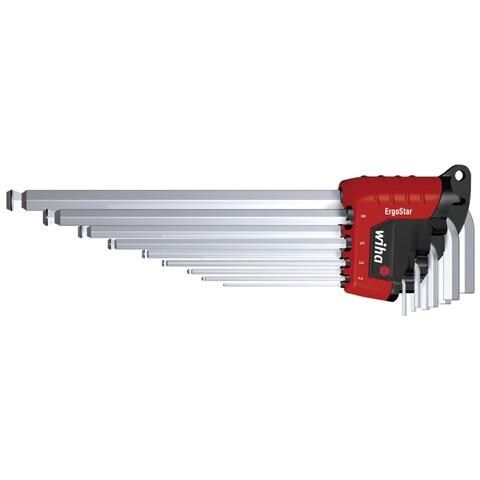 Set Chiavi a L Esagonali con Estremità a Sfera 9 pz ErgoStar - Foto 1