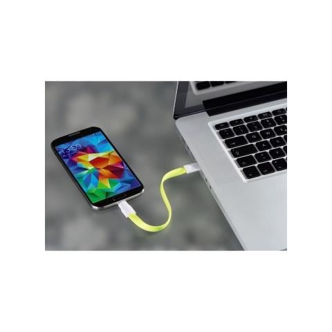 00136112 0.2m USB A Micro-USB B Blu, Bianco cavo USB - Foto 2