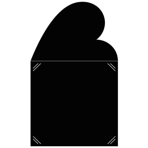 Stencil Da Taglio - Cartoncino Quadrato Cuore - Foto 1