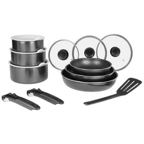 714946 - Batteria 15 Pezzi - Gamma Sitramovible - Pepe Nero - Tutti I Piani Cottura Inclusa L'induzione - Foto 1