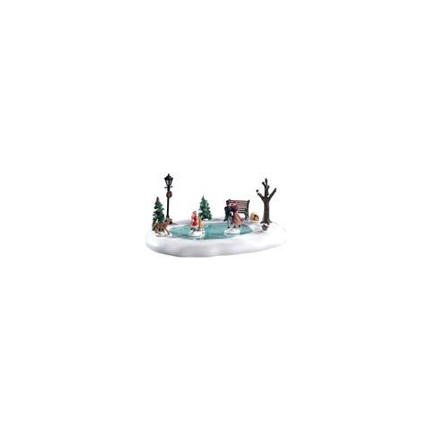 Pattinatori Lemax Decorazione Natale Multicolore - Foto 4