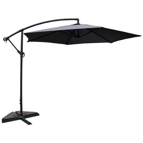 Porticcio Ombrellone Decentrato Grigio Ø 3m - Foto 15