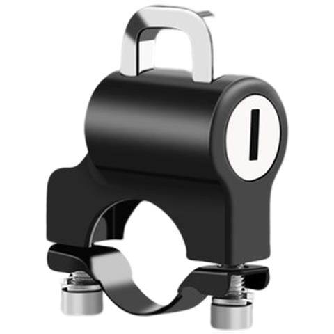 Lucchetto Per Casco Da Montare Sul Manubrio Black - Foto 6