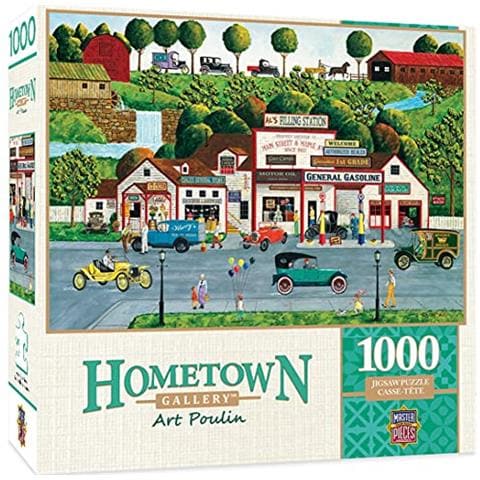 Puzzle Da 1000 Pezzi Per Adulti, Famiglia O Bambini - La Vecchia Stazione Di Rifornimento 19,25 X 26,75 - American Puzzle Company A Conduzione Familiare - Foto 1