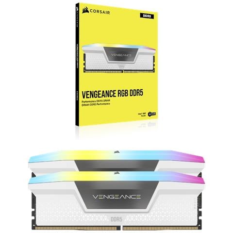 Vengeance RGB CMH64GX5M2B6000C30W memoria 64 GB 2 x 32 GB DDR5 6000 MHz - Foto 6
