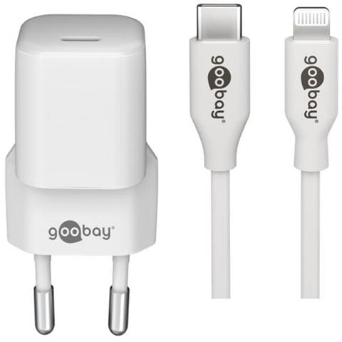 Goobay 61084 Caricabatterie Per Dispositivi Mobili Bianco Interno - Foto 1