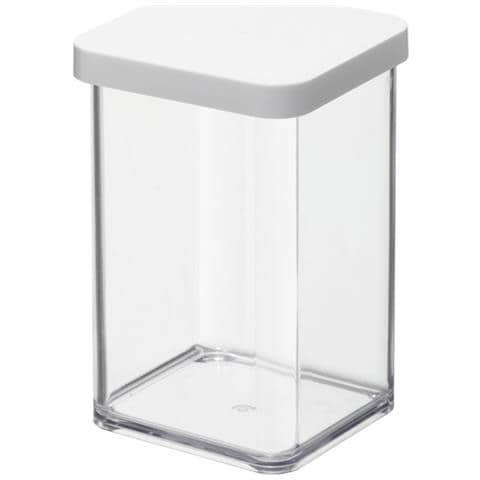 Loft 11604 Rettangolare Erogatore 1 L Trasparente, Bianco - Foto 1