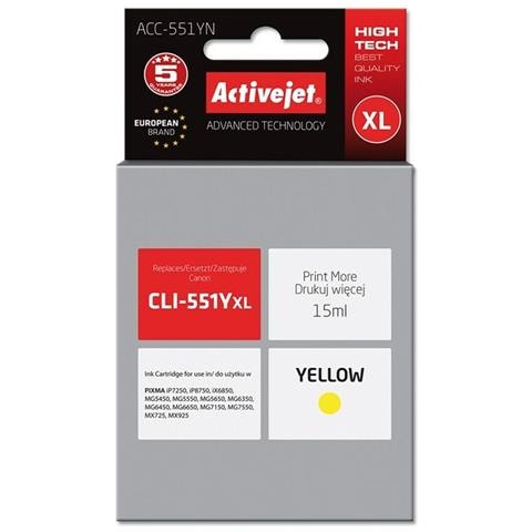 Cartuccia Ad Inchiostro Originale Acc-551yn Giallo - Foto 1