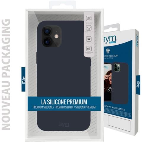 Cover Per Iphone 14 Plus Premium Silicone Microfibra, Blu - Foto 2