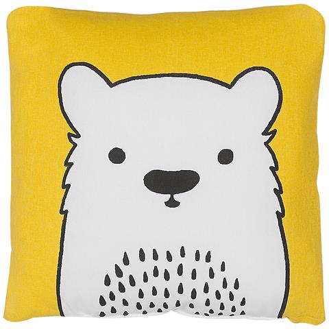 Set Di 2 Cuscini Waranasi Cotone 45 X 45 Cm Giallo - Foto 2