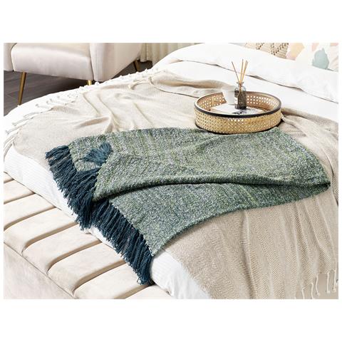 Coperta Paire Tessuto 130 X 170 Cm Foglia Di Tè - Foto 1