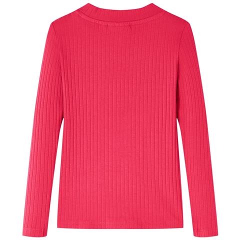 Maglietta Da Bambina A Maniche Lunghe Fucsia 140 - Foto 2