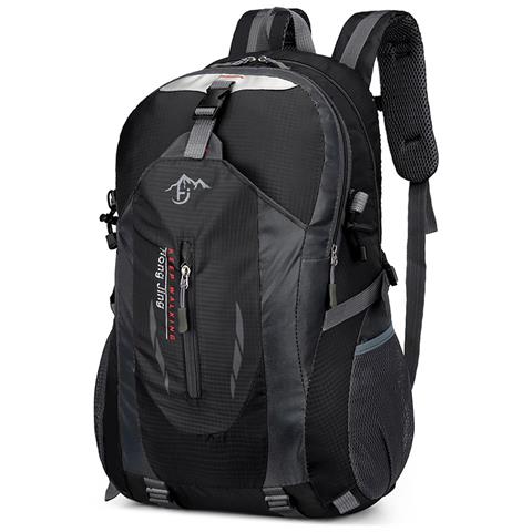 Nero Zaino Da Escursionismo 40l Impermeabile Leggero Outdoor Escursionismo Trekking Daypack Zaino Da Viaggio Per Uomo Donna - Foto 1