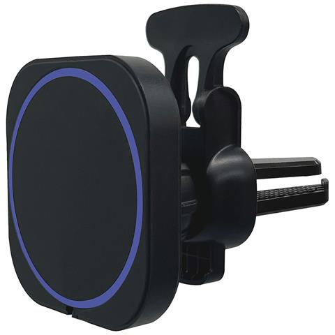 Caricabatterie A Induzione 2 In 1 Magsafe 15w Con Supporto Auto, Nero - Foto 1