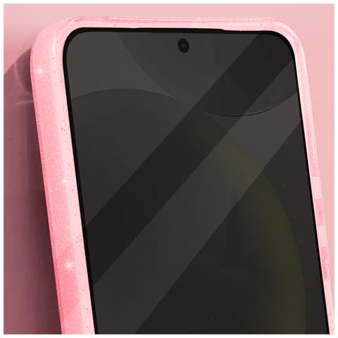 Cover Per Samsung Galaxy S24 Silicone Glitter Fotocamera Protetta - Foto 2