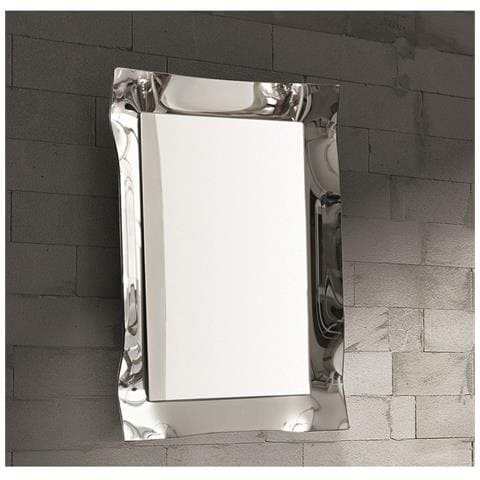 Specchiera Ondulata Moderna 90 X 70 - Foto 1