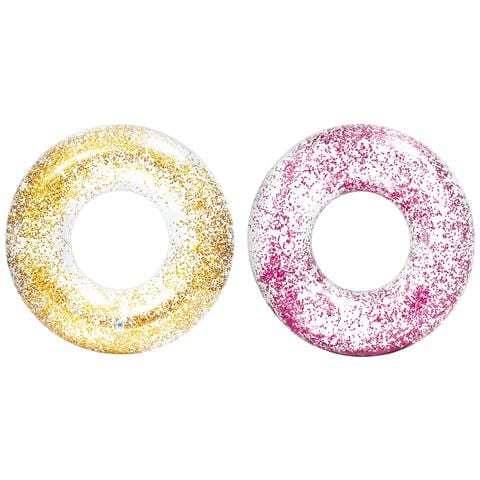 Ciambella Gonfiabile Ø120 Cm Con Decorazione Glitter 56274 Np - Foto 1