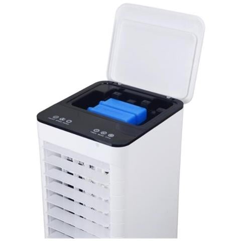 Raffrescatore Aria AKIC701-R con Funzioni Raffrescatore Umidificatore Purificatore 3 Livelli di Velocità Serbatoio 7 Litri Potenza 80 W Colore Bianco / Nero - Foto 2