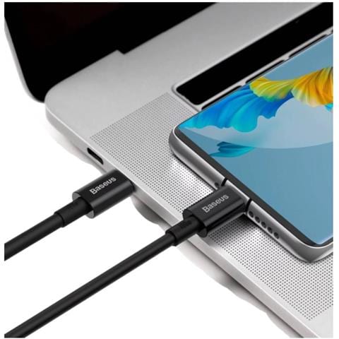 Cavo Di Trasferimento E Ricarica Da Usb-c A Usb-c 100w 2m, Nero - Foto 5