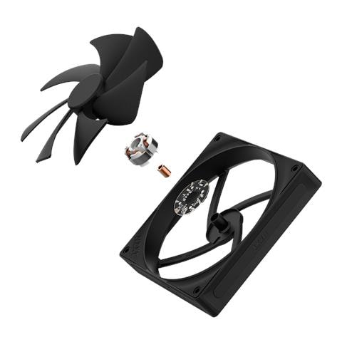 F140P Case per computer Ventilatore 14 cm Nero 1 pz - Foto 2