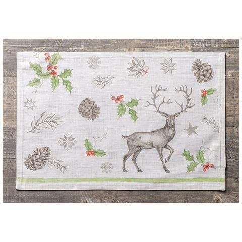 Tovagliette Natalizie In Cotone 100% - Set Di 4, Eleganza Festiva Per La Tua Tavola - Foto 8