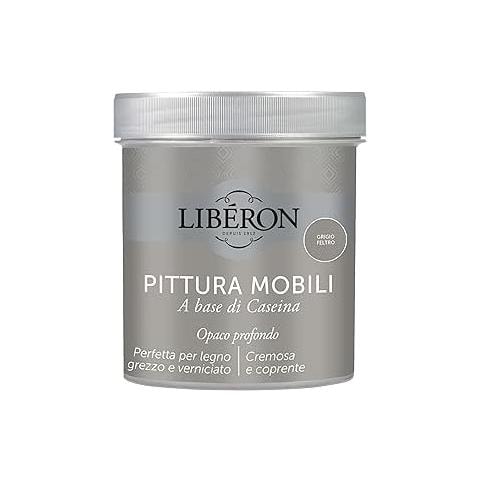 Pittura Mobili A Base Di Caseinaopaco Profondo Grigio Feltro 500ml - Foto 1