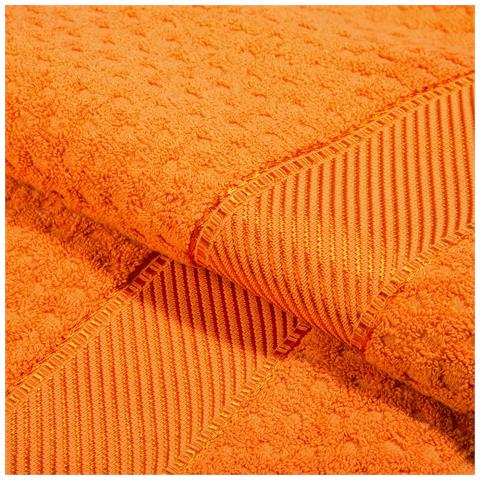 Telo Bagno Spugnissima Sirena In Cotone Colore Arancio Misura Standard - Foto 2