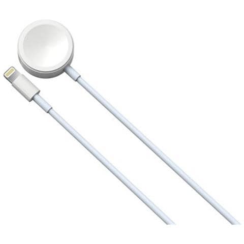 Cavo 2 In 1 Da Usb-a A Induzione / Lightning Per Iphone E Apple Watch, Bianco - Foto 2