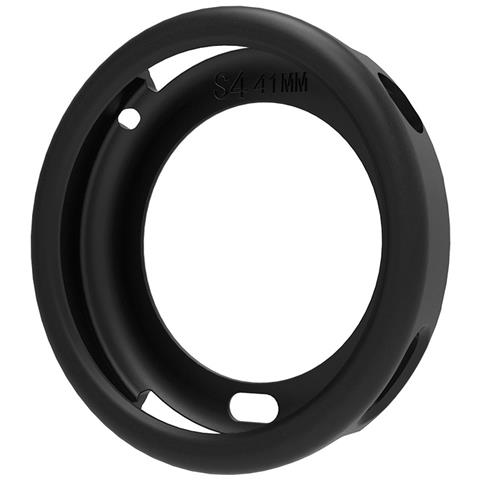 Custodia Protettiva Nera In Silicone Compatibile Con Xiaomi Watch S4 - 41mm - Foto 1