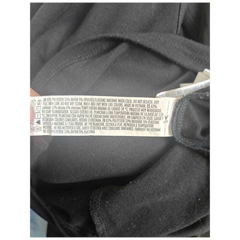 Abito Al Ginocchio Elegante Senza Maniche Nero Taglia S - Foto 5