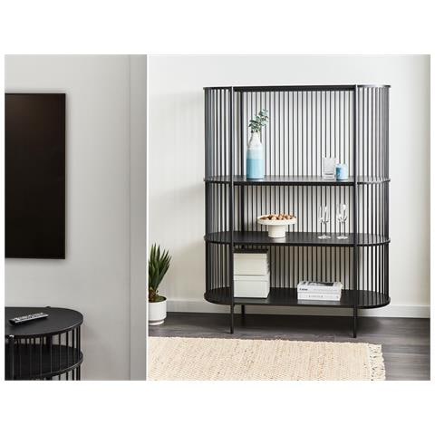 Mobile Con 3 Ripiani Birson 151 Cm Nero - Foto 1