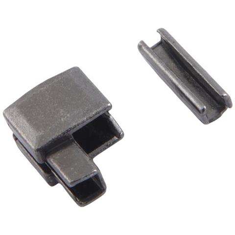 Fermi Per Cerniera Superiore E eriore Nero Canna Di Fucile (10 Set) - Foto 1